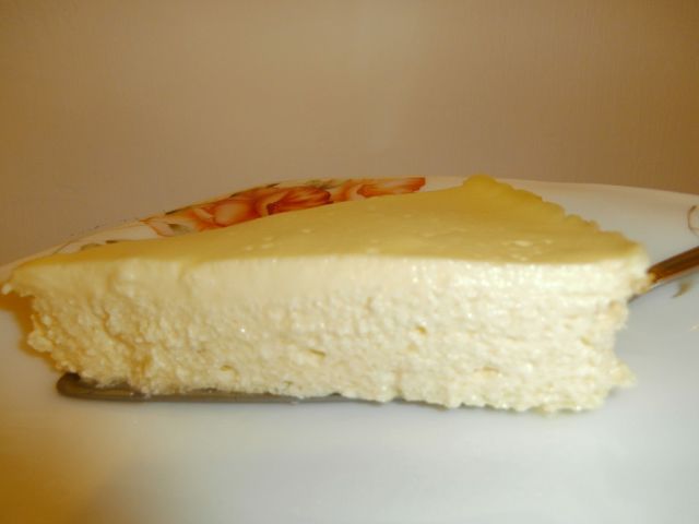 двоповерхова сирна  запіканка (cheesecake, чизкейк из творога)