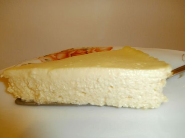 Двоповерхова сирна  запіканка (cheesecake, чизкейк из творога)