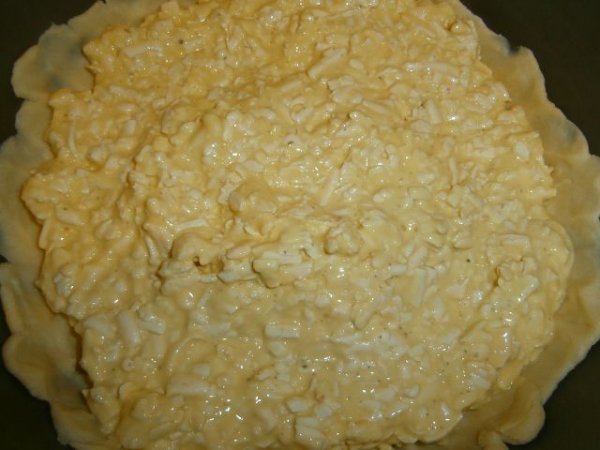 Смачний пиріг або сирна запіканка (із плавленим сиром)
