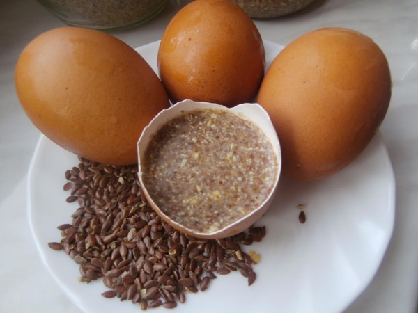 Лляне яйце -  заміна курячих яєць у піст та при алергії