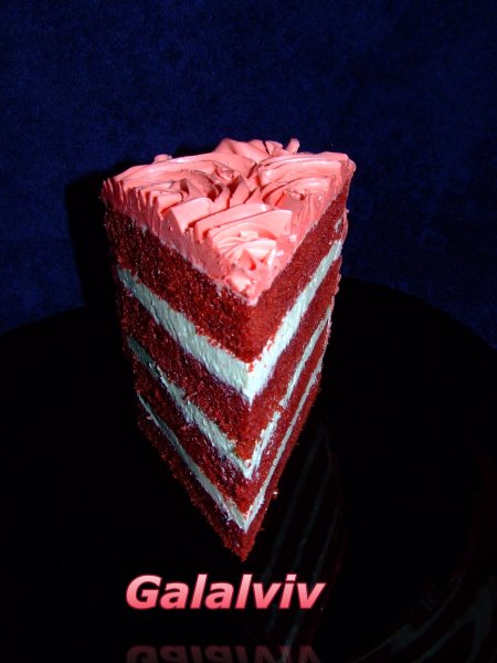 Торт "Червоний оксамит" ("Red Velvet")